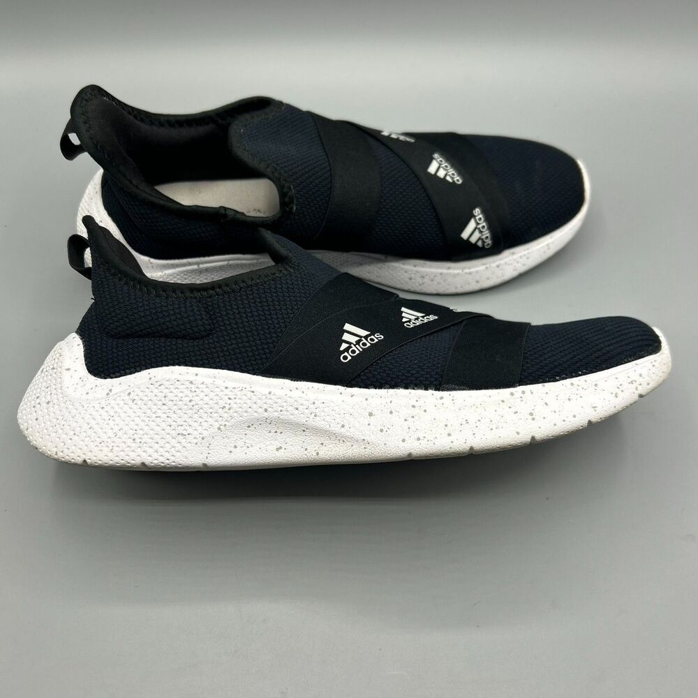 Adidas Puremotion Adapt Women's Slip On Shoes Black Comfort Sneakers Size 10.5